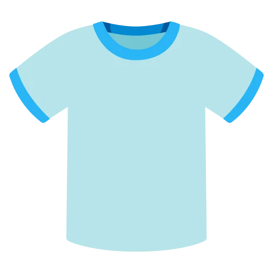 The t-shirt emoji.