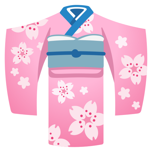 The kimono emoji.