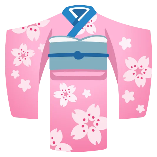 The kimono emoji.