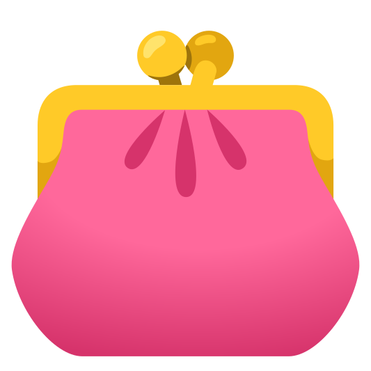 The purse emoji.