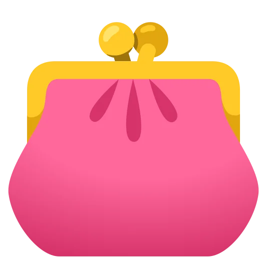 The purse emoji.
