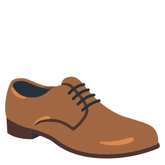 The man’s shoe emoji.