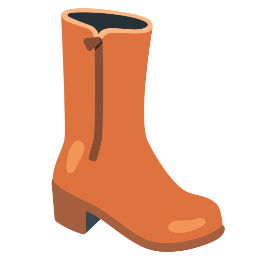 The woman’s boot emoji.