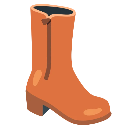 The woman’s boot emoji.
