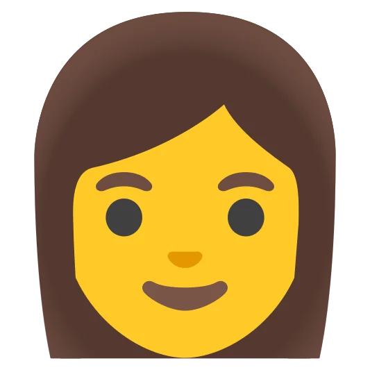 The woman emoji.