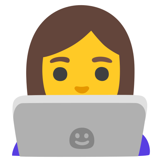 The woman technologist emoji.