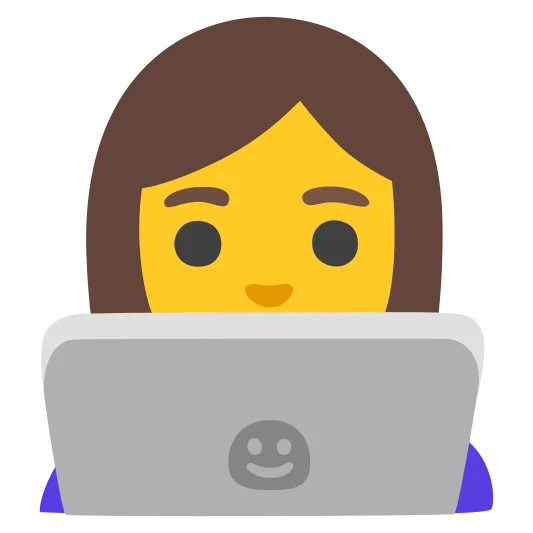 The woman technologist emoji.
