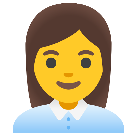 The woman office worker emoji.