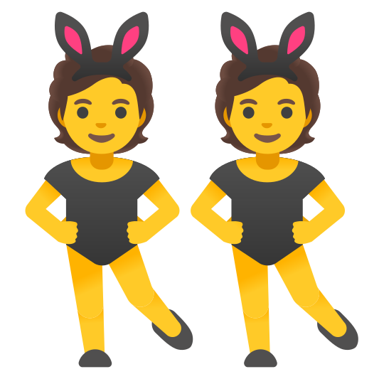 The people with bunny ears emoji.