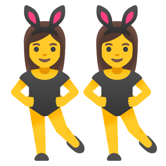 The women with bunny ears emoji.