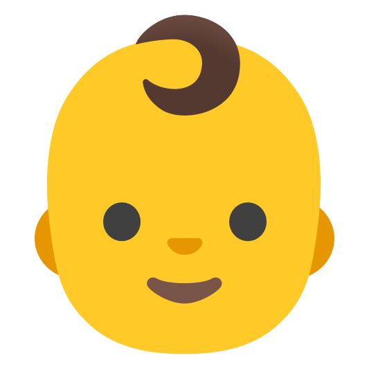 The baby emoji.
