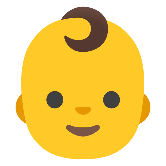 The baby emoji.
