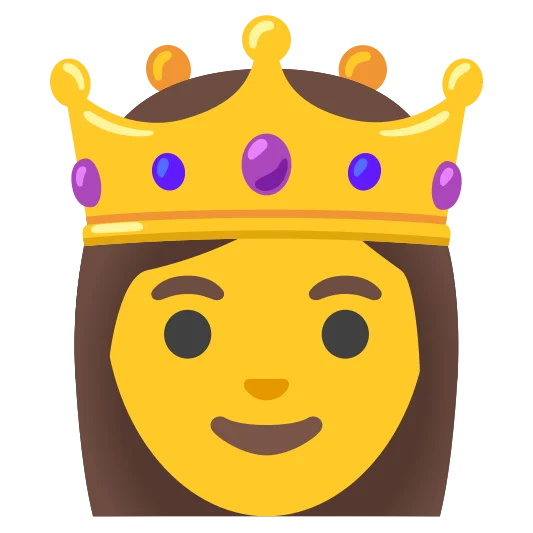 The princess emoji.