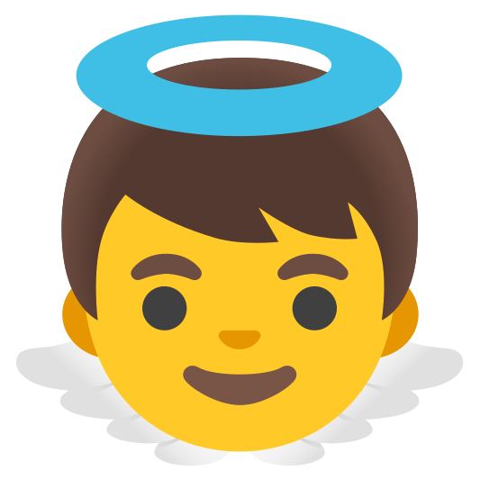 The baby angel emoji.