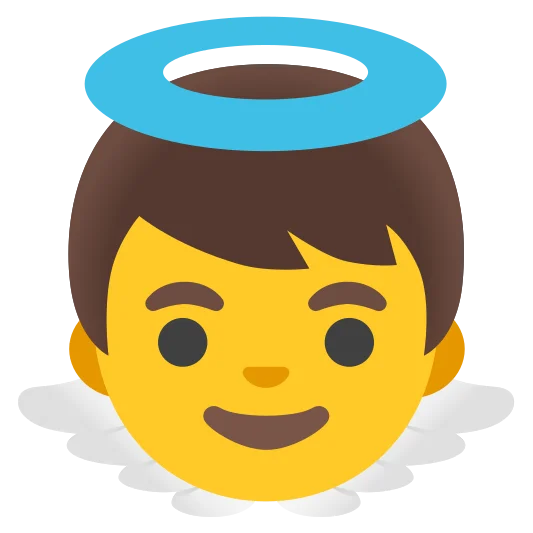The baby angel emoji.