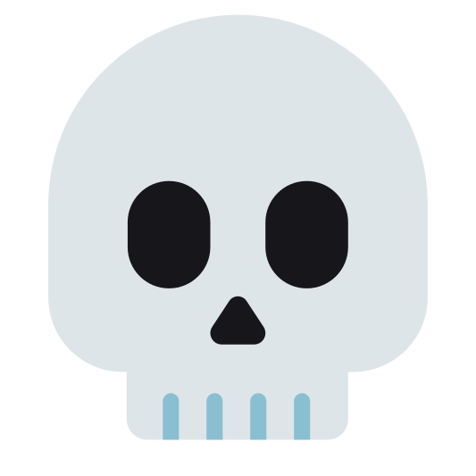 The skull emoji.