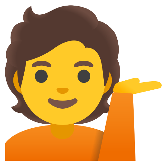 The person tipping hand emoji.