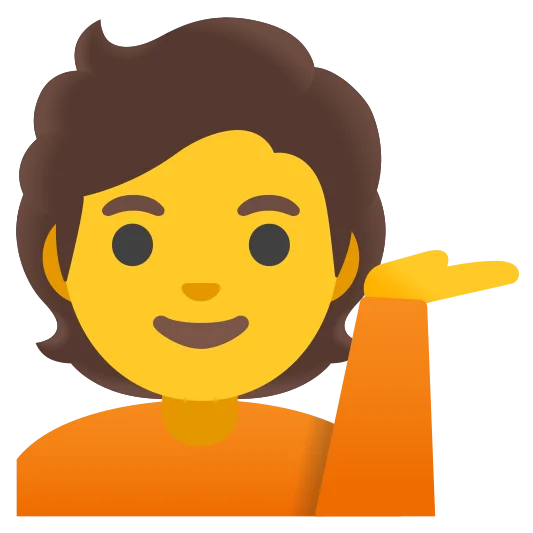 The person tipping hand emoji.
