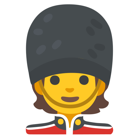 The guard emoji.