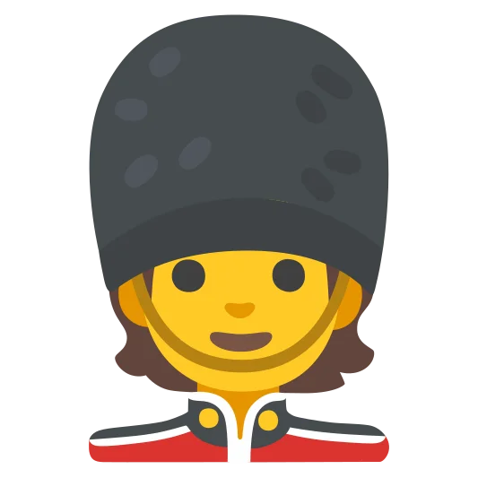 The guard emoji.