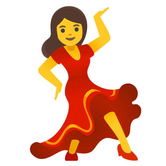The woman dancing emoji.