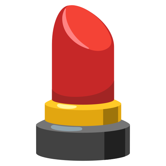 The lipstick emoji.