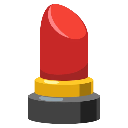 The lipstick emoji.
