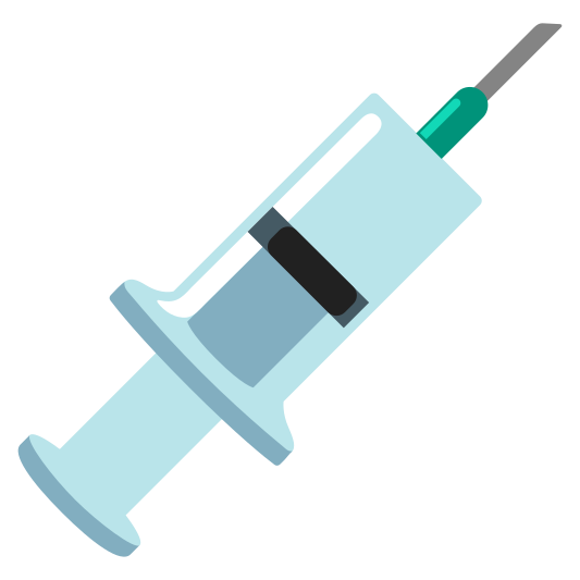 The syringe emoji.