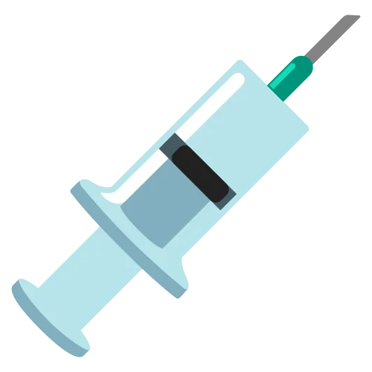 The syringe emoji.