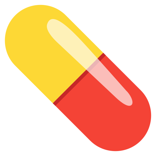 The pill emoji.