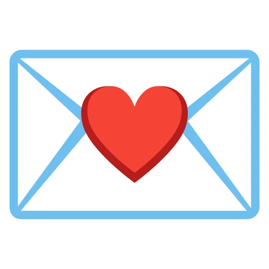 The love letter emoji.