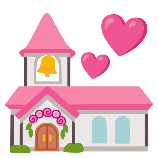 The wedding emoji.