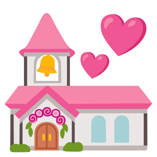 The wedding emoji.