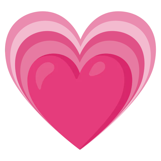 The growing heart emoji.