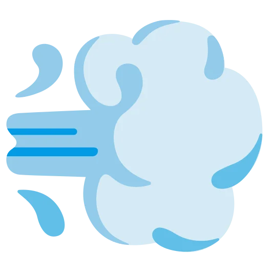 The dashing away emoji.