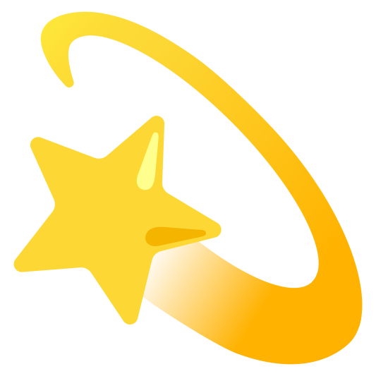 The dizzy emoji.