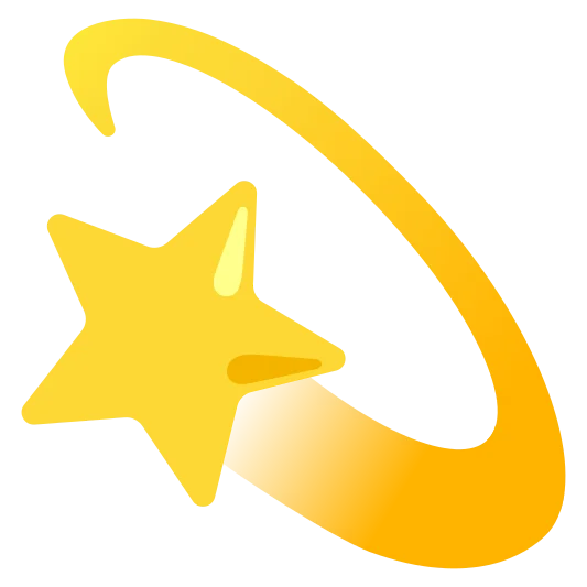The dizzy emoji.
