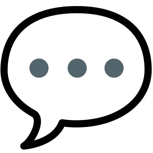 The speech balloon emoji.