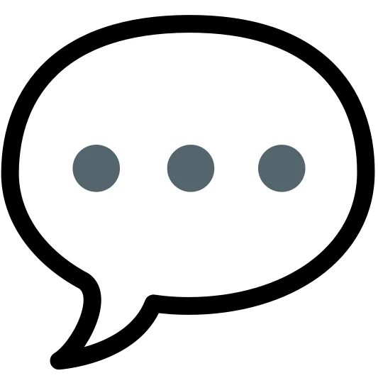 The speech balloon emoji.