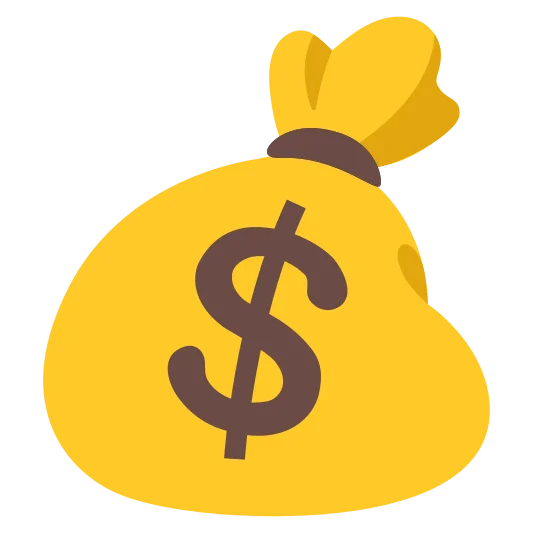The money bag emoji.
