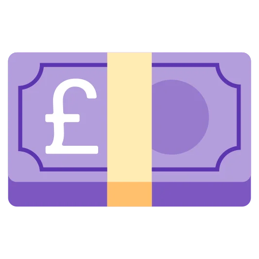 The pound banknote emoji.