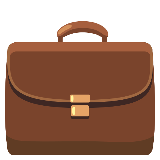 The briefcase emoji.