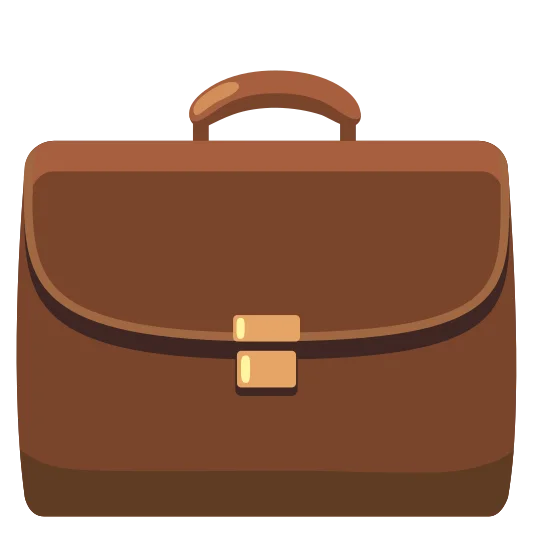 The briefcase emoji.