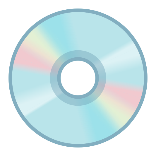 An optical disk, used for storing digital data.