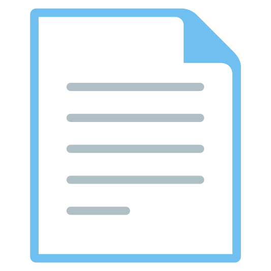The page facing up emoji.