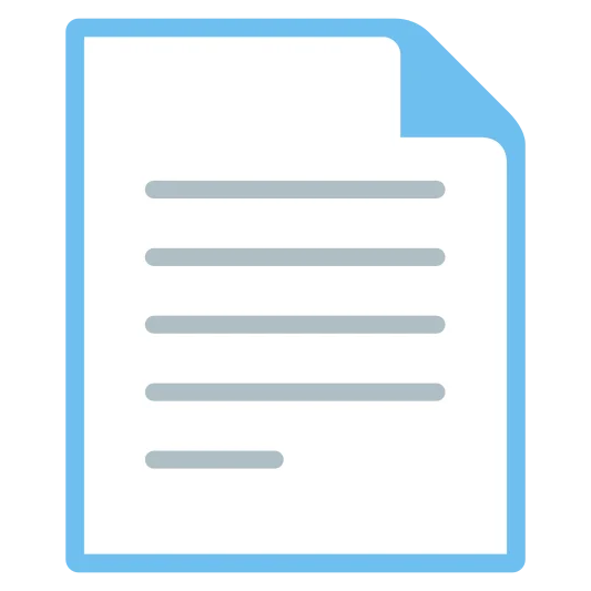 The page facing up emoji.