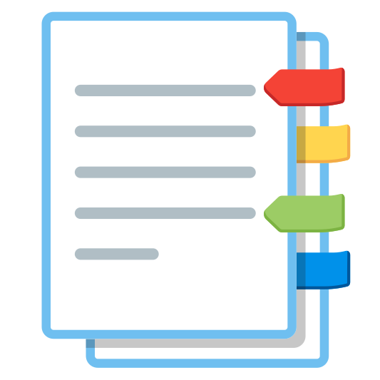 The bookmark tabs emoji.