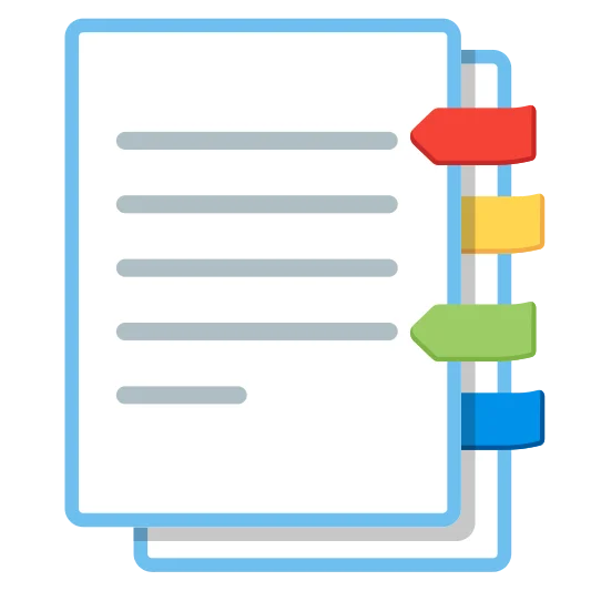 The bookmark tabs emoji.