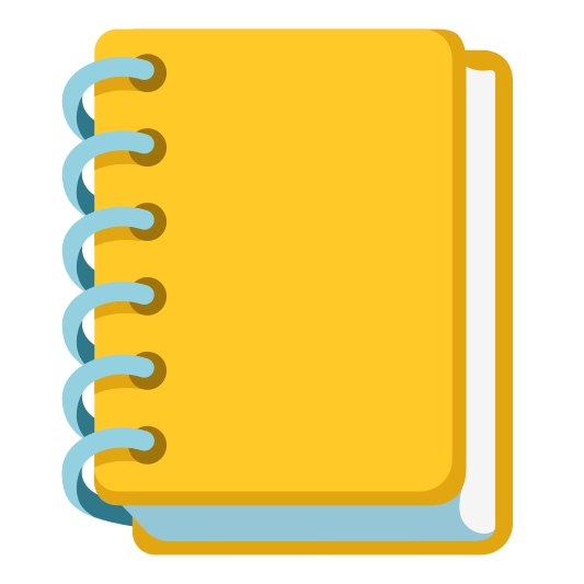 The ledger emoji.