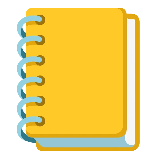The ledger emoji.